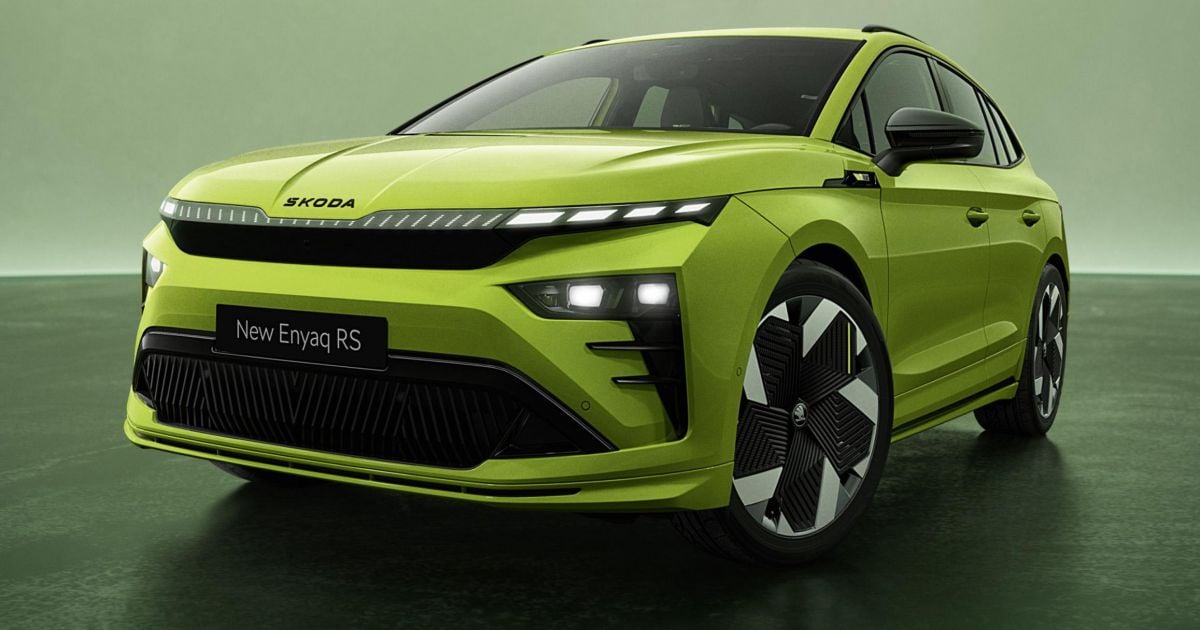 2026 Skoda Enyaq RS: Facelift revelado para a variante mais quente