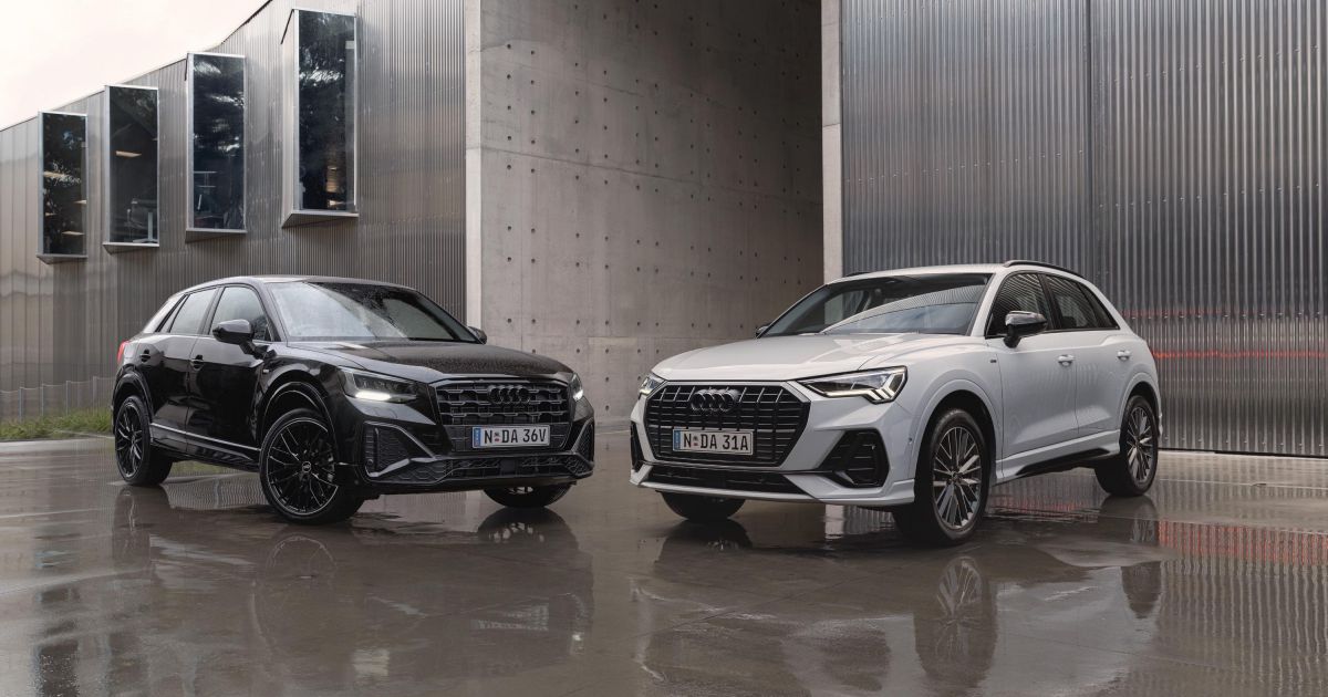 2025 Audi A1, Q2 e Q3 Obtenha tratamento de linha de edição limitada