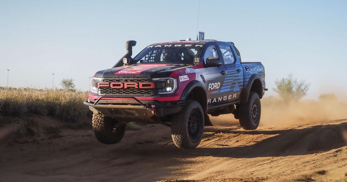 Ford Ranger Raptor reivindica a terceira corrida do deserto de Finke consecutiva