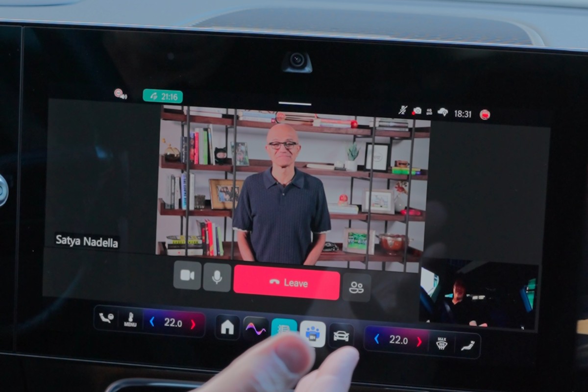 Visão da Mercedes para reuniões na estrada
