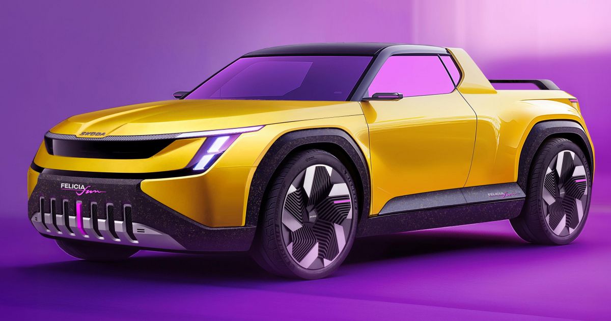 Skoda Felicia Fun Ute Concept é uma visão moderna de um estranho dos anos 90 Oddball